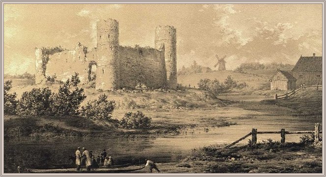 Развалины замка в Цехановове.